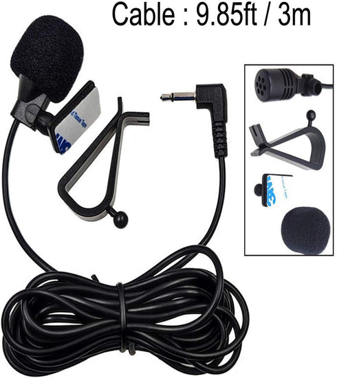 2.5mm Microphone Mic for Pioneer Car DVD Navigation Bluetooth Radio Stereo Player Head Unit (9.85 feet Cable)...