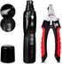 Dog Nail Grinder, Dog Nail Trimmers and Clippers Kit, 2-Speed and LED Light, Powerful Touch-Switch, Quiet and Low-Vibration Pet Nail Trimmers for ...