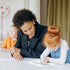 Small White Dry Erase Board for Kids 2pk.| Double Sided Lapboard Mini Ideal Dry Erase Board Perfect for Homeschool Supplies, Office, Classroom...