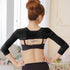 Gudessly Women's Slimming Arm Shapers Back Shoulder Support Wrap Correct Posture Corrector Humpback (XL(fit US M), Black)...