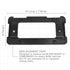 License Plate Holder Bracket Mounting Kit Compatible with BMW 1 2 3 4 5 6 Series Rear Plates Car Accessories Replaces 51187160607, 511882380615 & ...