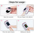 Pulse Oximeter Fingertip, Blood Oxygen Saturation Monitor with Large LED Display, Heart Rate Monitor for Adults, Fingertip Pulse Oximetr, with Lan...