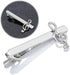 Business Tie Bar Men Tie Clip Creative Silver High-end Fashion Clips Gifts Charms Jewelry Pins Music Note Decoration Shirt Suit Clothing Accessori...