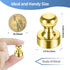 20Pack Gold Fridge Magnets for Whiteboard Small Refrigerator Magnets Office Magnets for Refrigerator Whiteboard Billboard in Kitchen Classroom Sch...