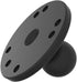 RAM Mounts GPS Round Plate with Ball RAM-B-202U with B Size 1" Ball...