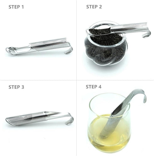 Tea Infuser With Hook- Easy To Use & Carry - Suitable For In-home Or Outdoor Usage (Picnic, Travel, Business Trip etc.). Premium Tea Infuser - Tea...
