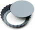 Fox Run Set of 6 Loose Bottom Mini Tart and Quiche Non-Stick Baking Pans, 4-Inch Diameter, Grey, Model Number: 44460...