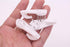 20PCS White Durable Assorted Concrete Hard Wall Photo Album Picture Hanging Kit Picture Frame Nail Hook Hanger Plastic Wall Hook Seamless Nail...