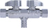 SharkBite Crimp Dual Shut Off Valve, Push to Connect Brass Plumbing Fitting, PEX, PE-RT, UCDS123838...