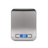 Digital Kitchen Food Scale 11 lb Grams and Ounces Small Stainless Steel Backlit Silver Batteries Included...