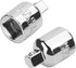 2Pcs 3/8 Inch Drive (F) x 1/4 Inch (M) Impact Socket Adapter for Ratchet Wrenches, Cr-V Converter for Sleeve Reducer, Female to Male...