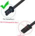 Replacement Power Supply Cable for A2825 Homepod (2nd Gen) Smart Speaker, BolAAzuL 6ft/1.8m US AC Power Cable 2-Prong Plug Male to Female Power Co...