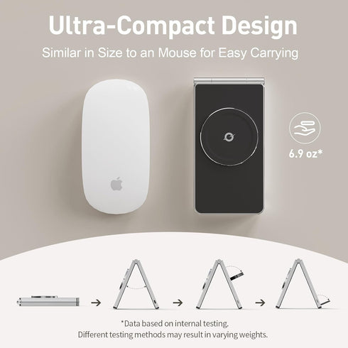 2024 3 in 1 30W Super Fast Wireless Charging Station for iPhone Apple Watch AirPods Multiple Devices, Magnetic Foldable Wireless Charger Dock, Tra...