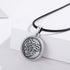 CHENGHONG Wolf Locket Necklace 925 Sterling Silver Locket Necklace That Holds Pictures Vintage Oxidized Viking Necklace Celtic Wolf Pendant Jewelr...