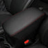 Leegi AAGIILEEYO Jeep Armrest Box Cover,1pc Black with Red Center Console Cover Fit for 2017 2018 2019 Jeep Cherokee...