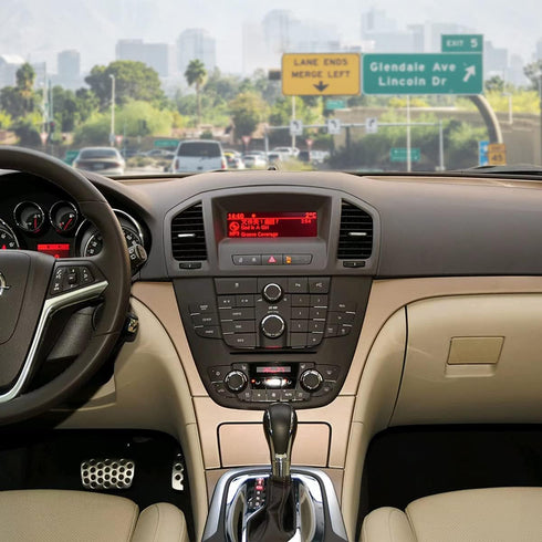 Automatic Gear Stick Shift Knob Car Gear Shifter Knob Cover Head Handle Lever Fit for Buick Verano Regal Excelle Opel Vauxhall (Black)...