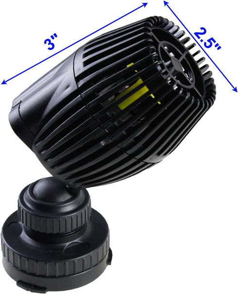 AQUANEAT Aquarium Wavemaker Circulation Pump, 800GPH Fish Tank Powerhead Pump, Submersible Water Pump, Magnetic Base...