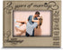 BELLA BUSTA- 2 Years of Marriage - Second Anniversary for Couple, Husband, Wife- Engraved Leather Picture Frame- (5 x 7 Horizontal)...