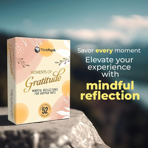 Moments of Gratitude Deck - 52 Cards to Promote Positivity & Mindfulness - Positive Affirmations Cards & Uplifting Gifts - Inspiring Gratitude Jou...