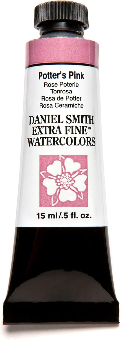 Daniel Smith Extra Fine Watercolor Paint, 15ml Tube, Potter's Pink, 284600148...