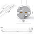 10PCS LED Halogen Ceramic Cable Connector Base Socket Adaptor G4 Lamp Socket 10cm White Silicone Lamp Head Cord for Pendant Wall Lamp Landscape La...
