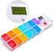 7 Day Pill Organizer,4 Reminder Alarms, Loud Sound,14 Large Compartments,Large Screen,Moisture-Proof Design,Hold Vitamins,Fish Oil,Supplements,Wee...