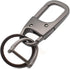 MECHCOS Metal Keychain Car Fob Key Chain Holder Clip with Detachable Valet Key Ring & Anti-Lost D-Ring for Men and Women - Gunmetal...