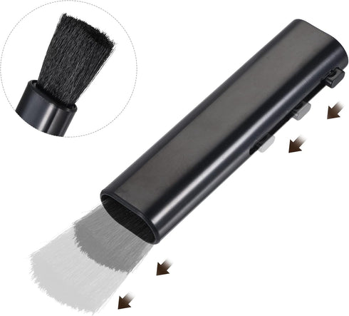 MECCANIXITY Computer Cleaning Brush Tools Soft Bristle with 3.6 Inch Plastic Handle for Keyboard, Camera Lens, Electronics, Home, Office, 2 Pack...