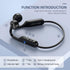 Open Ear Bone Conduction Earbuds,Bluetooth 5.3 Wireless Sport Headphones,Built-in Mic,10H Playtime,IPX65 Sweatproof Lightweight Earphones for Runn...