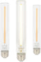 Liii&ARTMAN LED Tubular Linestra Long Bulb T9 / T10 6W 7.3inch E26 Clear Warm White 2700K CRI95 500LM (3-pack)...