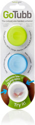 humangear GoTubb | Hard Container | Easy Open | Food-Safe Material, Clear/Green/Blue, Small...