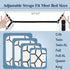 Bed Sheet Holder Straps, Bed Sheet Fasteners Suspenders Adjustable Stretch to 82.7'' Elastic Band Fitted Bed Sheet Holder Fasteners Grippers Clip,...