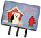 Caroline's Treasures BB2796TH68 Dog House Collection Westie Leash or Key Holder, Wall Hooks, Key Hooks Holder, Coat Rack Wall Mount, Coat Hooks, H...