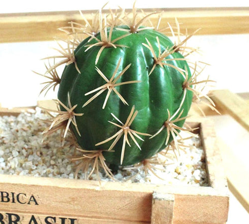 FagusHome Artificial Cactus Decor Faux Cactus Plant Fake Succulents Plants Artificial Cacti 4 Pieces Unpotted Indoor Home Décor Fake Cactus Stems...