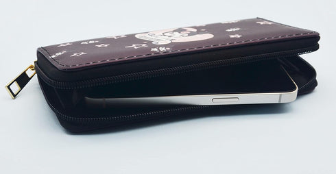Kawaii Kumi Pu Wallet Purse Bag Accessories Money Holder Money Purse Credit Card Holder Pouch with Zipper for Girls Woman...