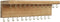 SANY DAYO HOME Jewelry Organizer with 24 Hooks and Cosmetics Shelf, 12 x 3 x 4 inches Wall Mounted Rustic Pine Wood Holder for Necklaces and Brace...