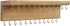 SANY DAYO HOME Jewelry Organizer with 24 Hooks and Cosmetics Shelf, 12 x 3 x 4 inches Wall Mounted Rustic Pine Wood Holder for Necklaces and Brace...