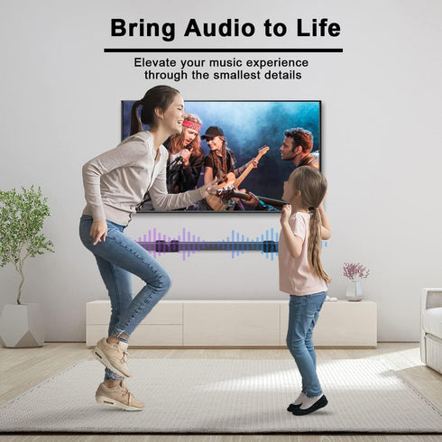 1 Pair of Black Wall Mount Bracket AH96-03064A for Samsung Soundbar HWH750 HW-H750 HW-H450 HW-J355 HWH751 HW-H751 HWJM25 HW-JM25 HWJM45C HW-JM45C ...