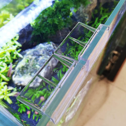 8pcs Aquarium Glass Cover Clip Clear Acrylic Support Holder for Aquarium Fish Tank (5mm)...