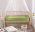 SiinvdaBZX Satin Mini Crib Sheets 38 x 24In, Silky Soft Mini Portable Crib Sheets Mattress Cover Portable Playard Sheets with 5In Deep Pocket, Gre...