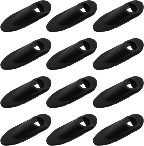 12PCS Single Hole Housing Fixed Device Frame Embedded Brake Shifter Line Bike Line Pipe Clamp Bike Grommets Brake Shifter Line Pipe Cable Tube Buc...