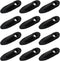 12PCS Single Hole Housing Fixed Device Frame Embedded Brake Shifter Line Bike Line Pipe Clamp Bike Grommets Brake Shifter Line Pipe Cable Tube Buc...
