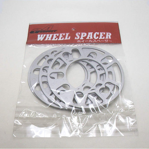 GAsupply Universal 3mm Wheel Spacers, 4 Pcs Universal Wheel Adapters for Most 4 & 5 Lug Wheels/Rims PCD 98mm-120mm...