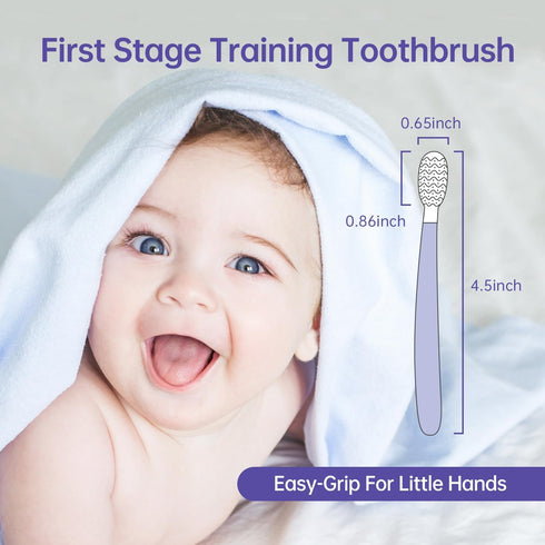 Kids Tongue Scraper, Tongue Cleaner for Infant & Newborn, Baby Oral Cleaner Newborn, Toddler Toothbrush for Tooth Mouth Gum Clean, Infant Toothbru...