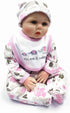 Reborn Baby Girl Doll Clothes 22 inch Newborn Outfits Accesories Elephant 5 Piece Set for 20-22 inch Reborn Doll Matching Clothing...