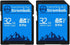 Everything But Stromboli 32GB SD Card (2 Pack) Speed Class 10 UHS-1 32G SDHC Memory Cards for Compatible Camera, Computer, Trail Cam, Video Camcor...