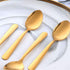 Teaspoons Gold Stainless Steel Dessert Spoons, BUY&USE 12 Pieces 5.9-Inch Coffee Spoons...