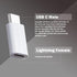 for Lightning Female to USB C Male Adapter, for Lighting to USB C Adapter Charging for iPhone 15/15 Pro/15 Pro Max/15 Plus,iPad Air, Samsung, Supp...