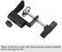 PATIKIL 0.49" Hole Dia. Desk Clamp, 2 Pcs Universal C-Clamp Base with Adjustable Screw for Microphone Mic Arm Table Lamp Mount Holder, Black...