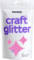 Hemway Craft Glitter - Glow in The Dark Pink Orange | 100g Ultrafine Metallic Sequin Flakes for Resin Crafts | Supplies for Tumblers, Cards, Jewel...